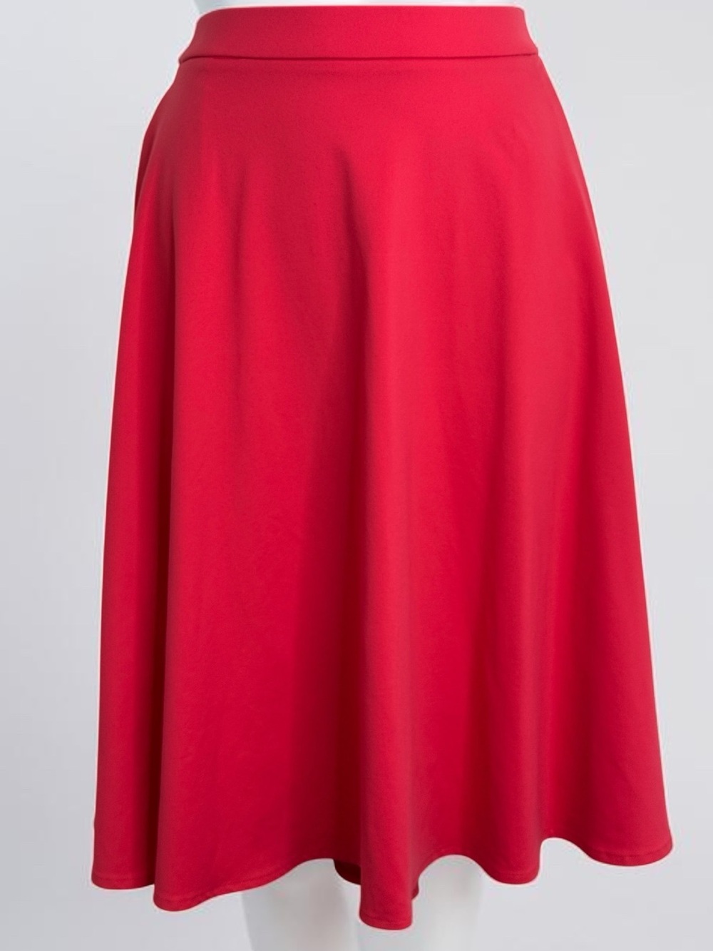 Cynthia Rowley Vibrant Fushia/Coral A-Line Midi Skirt Size S - NWT